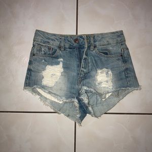 H&M denim booty shorts